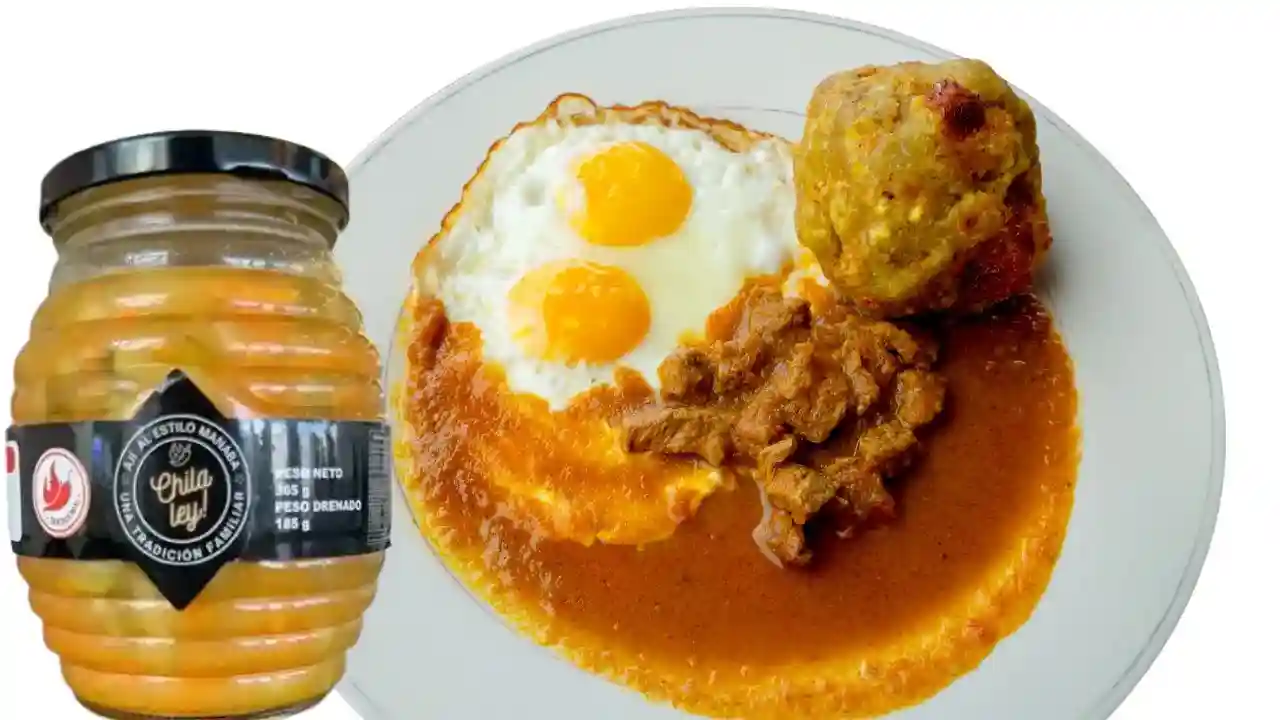 bolón con ají chilaley
